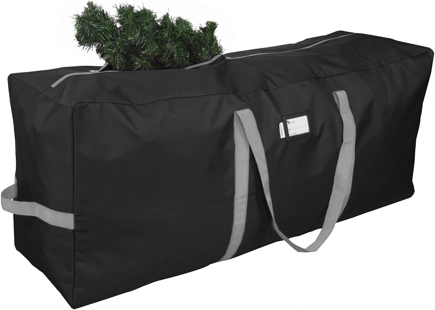 Primode Heavy Duty Christmas Tree Storage Bag - Fits Up to 7.5 Ft Disassembled Tree | Durable 600D Oxford Material | 50” x 15” x 20”