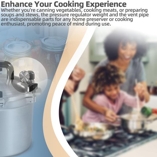 Pressure Regulator Weight & Vent Pipe Compatible with 1930 Pressure Cooker/Canner - Parts of Automatic Pressure Control Fit for 910 915 921 925 930 941 Cookers/Canners