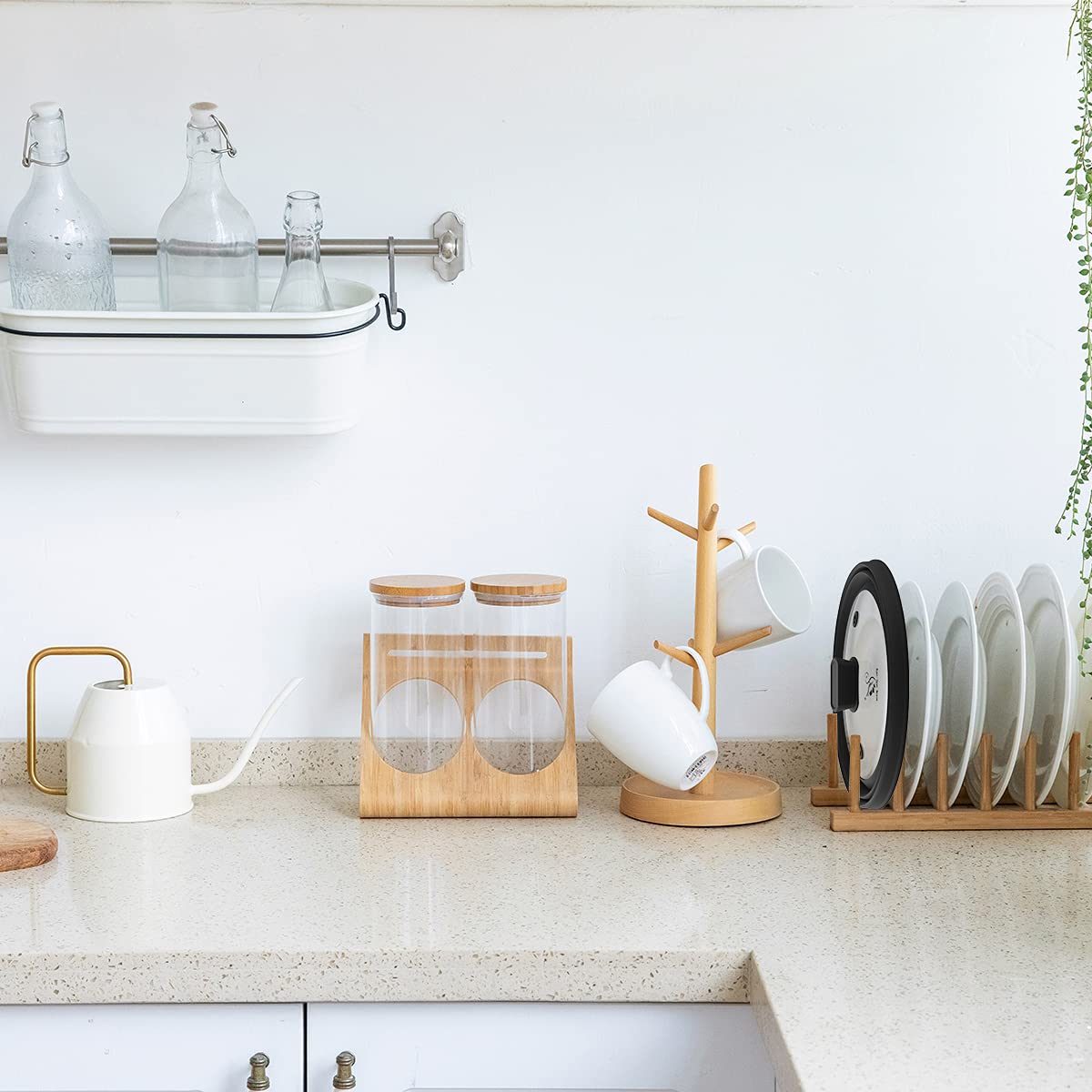 Microwave Splatter Cover And Tempered Strainer Lid with Heat Resistant Silicone