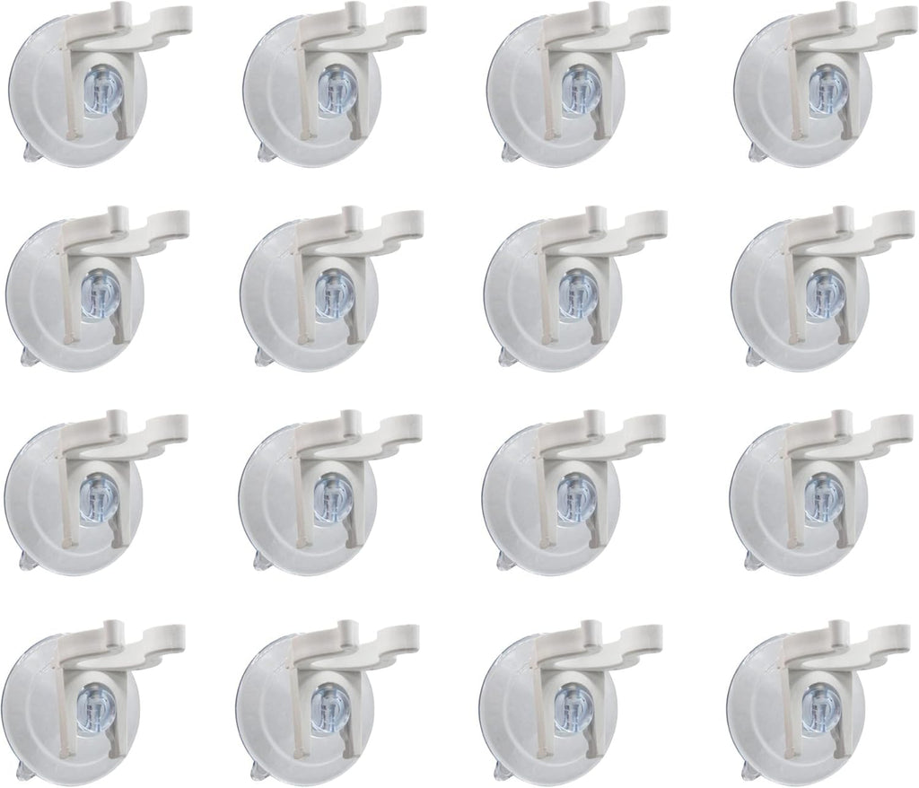 Projectpak Window Clamps - Super Strong Suction Cups for Electric Candles | 16 Pack, USA Made