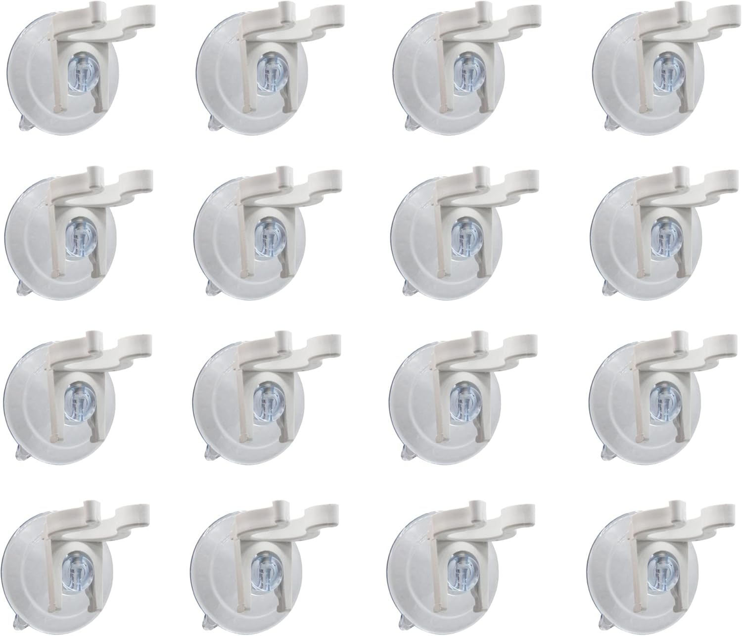 Projectpak Window Clamps - Super Strong Suction Cups for Electric Candles | 16 Pack, USA Made