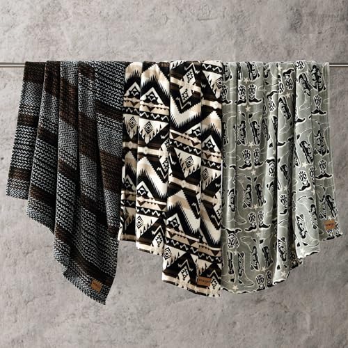 Wrangler Sherpa Throw Blanket 50x60 – Soft Plush Fleece for Couch