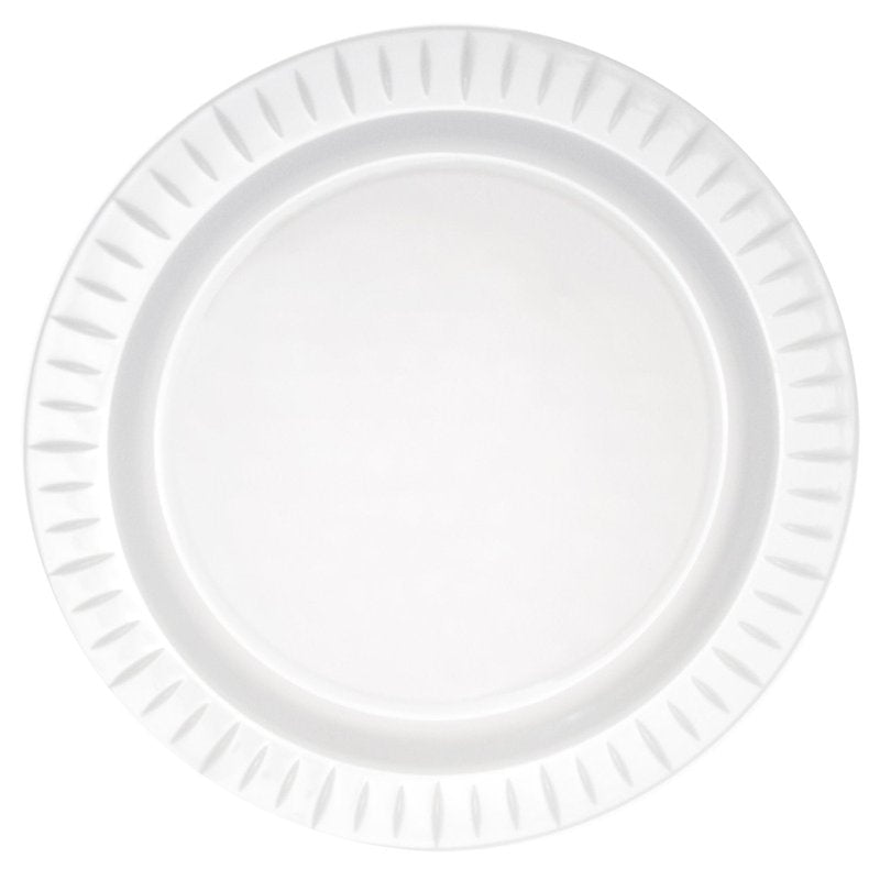 Party Essentials N916817 Elegance Hard Plastic Round Buffet/Luncheon Plate, 9" Black (Case of 168)