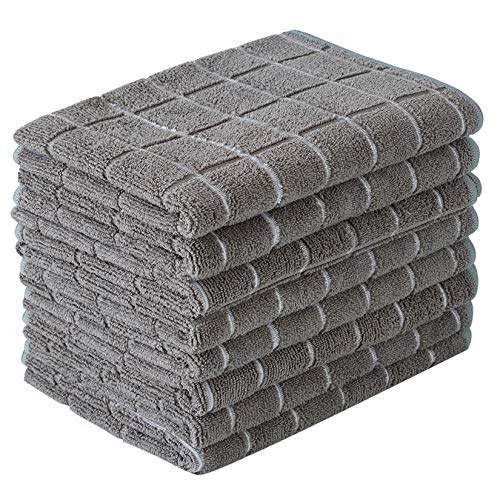 Microfiber Dish Towels, Super Absorbent Kitchen Towels, 8 Pack, 26 x 18 Inch