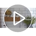 Scalloped Woven Paper Rope Storage Basket with Handles