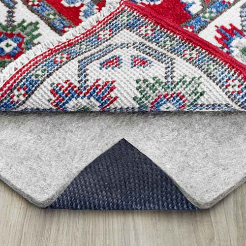 3'x5' Non-Slip Felt and Rubber Rug Pad - 1/2" Thick Premium Cushion