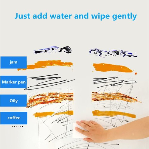 Magic Sponges | 50 Pack Melamine Cleaning Erasers - Multi-Functional Foam Pads for Home & Kitchen