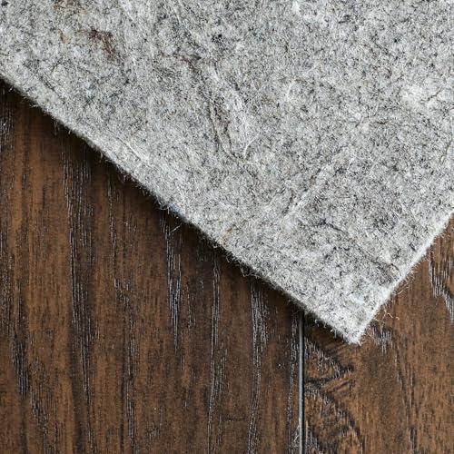 8'x10' Non-Slip Rug Pad, 1/4" Thick Felt and Natural Rubber Cushion