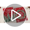 Tranqun Christmas Shower Curtain Set with Towels, Mat, Toilet Lid Cover & Hooks – Winter Holiday Bathroom Decor