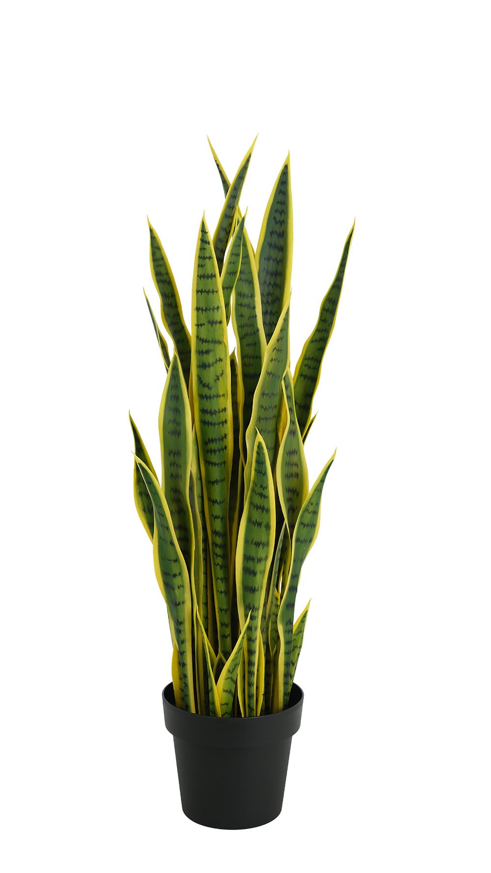 35" TDIAOL Artificial Snake Plant – 3ft Faux Sansevieria Plants in Pot with 32 Leaves, Fake Tree for Home, Office & Garden Décor