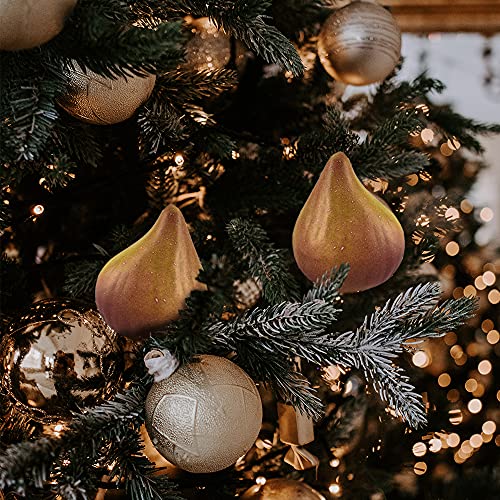6pcs Artificial Fig Fruits - Lifelike Decorative Props for Home