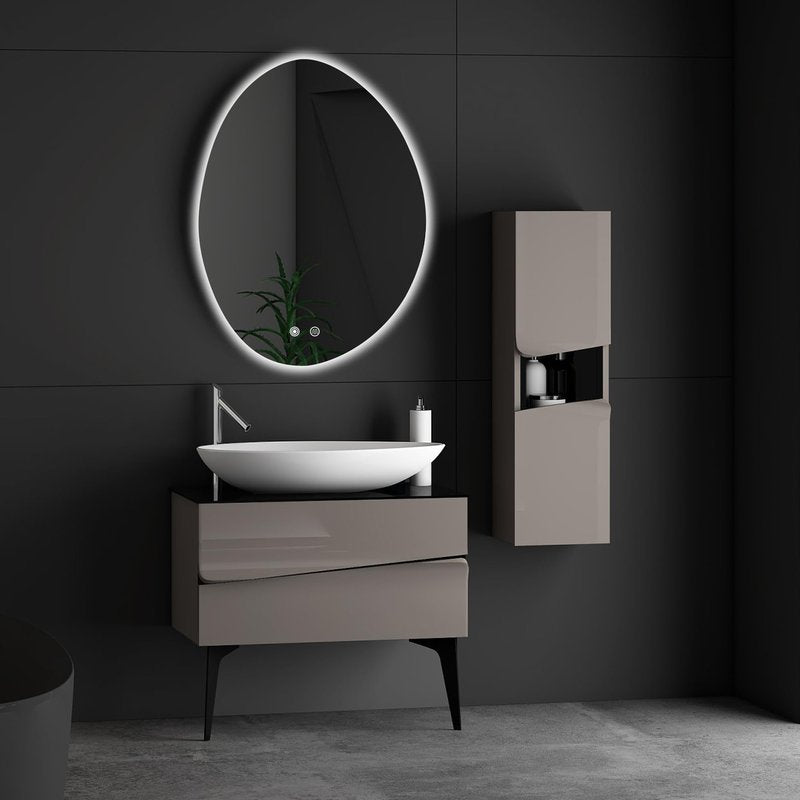 FORTENY 24 * 32 LED Bathroom Mirror with Lights, Anti-Fog, Dimmable, Lighted Bathroom Vanity Mirror for Wall, UL-Certified