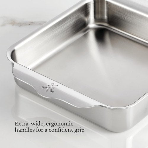 Hestan Provisions OvenBond | 8" x 8" Stainless Steel Square Baking Pan - Durable & Versatile