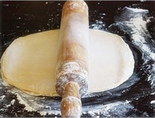 Hardwood Rolling Pin for Baking - Sturdy Handle Pizza & Dough Roller | 18.7 Inch Kitchen Utensil