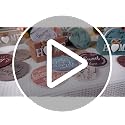 Queekay Farmhouse Coasters Set of 6 with Holder - Rustic New Home Gift, Mixed Design