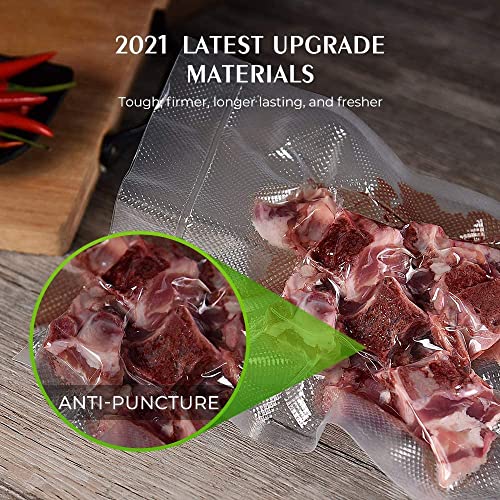 Vacuum Sealer Rolls 6 Pack - 8"x20' & 11"x20' Commercial Grade BPA Free