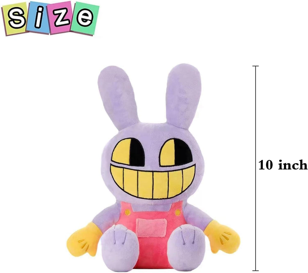 SAJISP Plush Jax Toy - Cute 10" Digital Circus Stuffed Figure Doll for Kids & Adults | Perfect Gift for Birthdays & Holidays