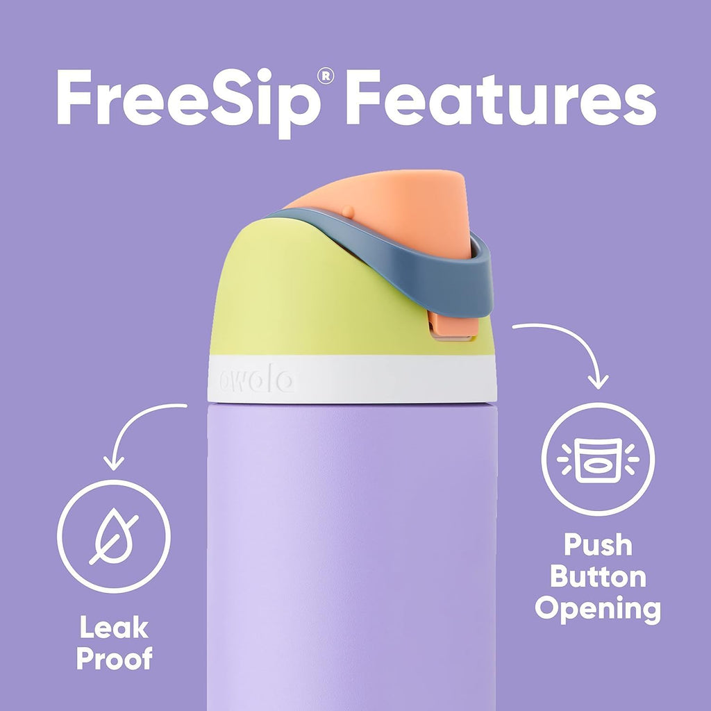 Owala FreeSip Insulated Stainless Steel Water Bottle - BPA-Free, 40 oz, Surfs Edge | Ideal for Sports & Travel