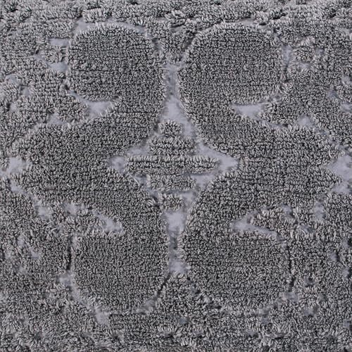 Better Trends King Bedspread Gray 100% Cotton Chenille Medallion Pattern All-Season Coverlet