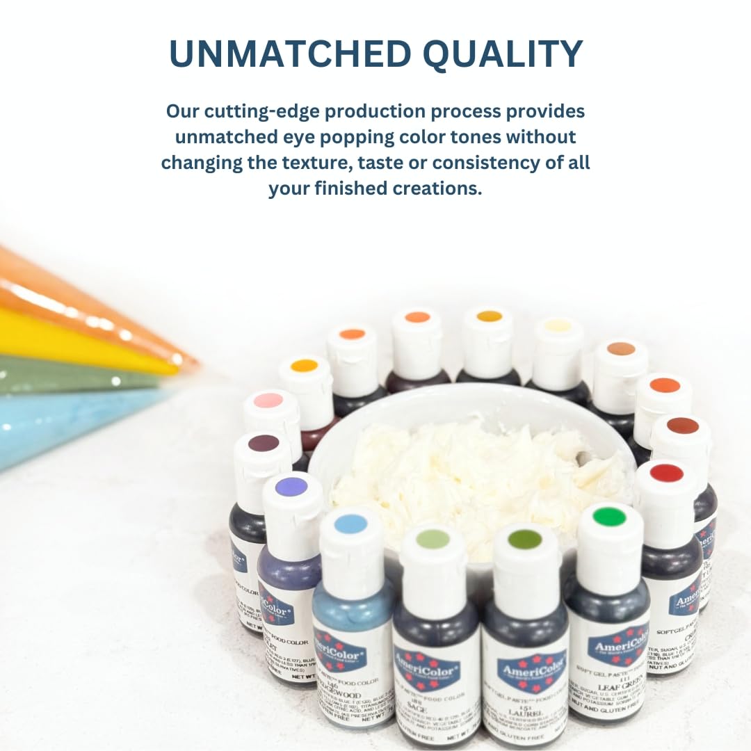 Americolor Soft Gel Paste Food Color, 4.5-Ounce, Lemon Yellow