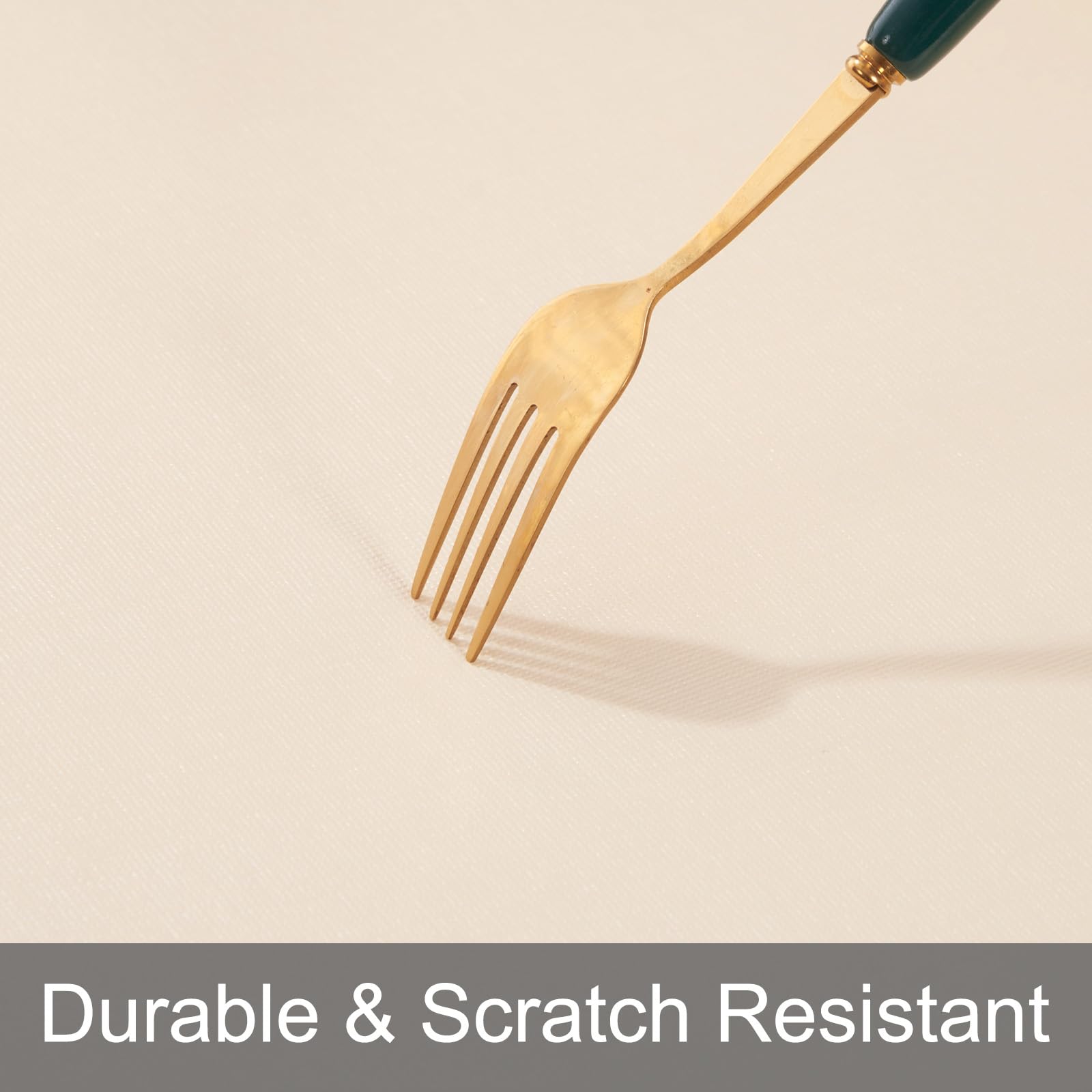 Runqiju Round Fitted Tablecloth with Elastic Edge, Flannel Backed Vinyl Tablecloths, Wipeable Waterproof Plastic Table Cloth Fits 40" - 44" Round Table for Dining, Camping, Indoor and Outdoor, Beige