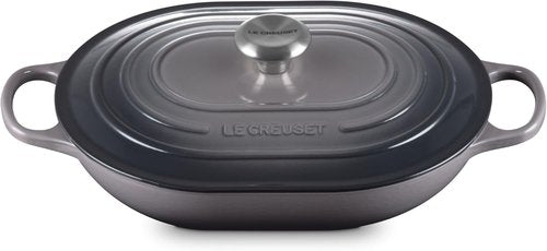 Le Creuset Enameled Cast Iron Oval Casserole - 3.75 Qt. | Durable Oyster Finish