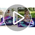 GNEW Galaxy Wolf Moon Blanket 80x60 Inches, Soft Plush Space Wolf Starry Sky Kids Gift