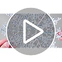 Sumind Iridescent 8-Pack Large Snowflake Ornaments, 12” Rainbow Christmas Decorations