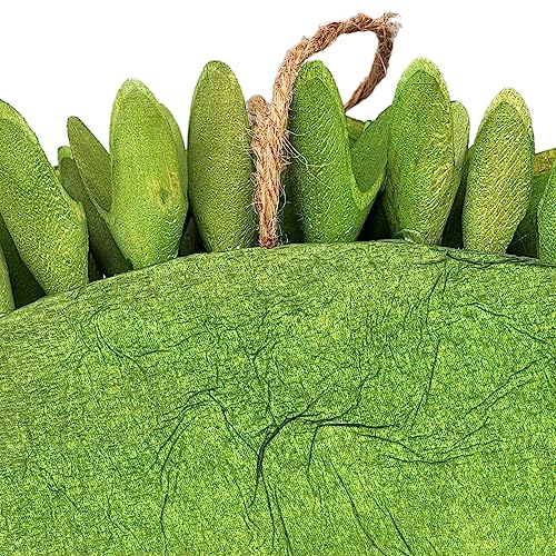 Galt International 18” Natural Woodchip Rose Wreath Green – Rustic Front Door Holiday Decor