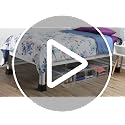 Heavy Duty Adjustable Bed Risers - Stackable 3, 5, or 8 Inch Furniture Lifts