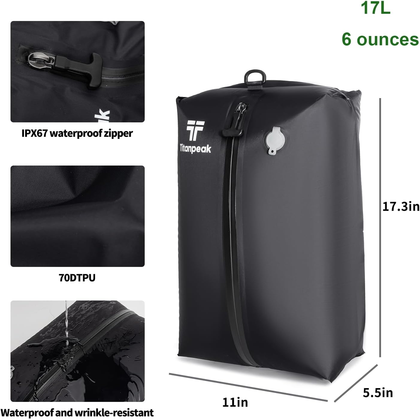 Skiennix Vacuum Bags for Travel Luggage - Reusable Waterproof Compression Bags (2PCS + 1 Pump)