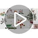 Christmas Vacation Wall Decals Set - Humorous Holiday Wall Stickers for Xmas & Winter Decor
