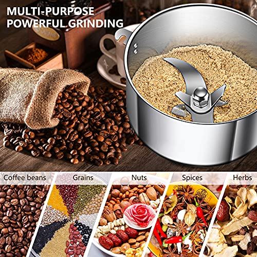 750g Electric Grain Mill Grinder High Speed Stainless Steel Powder Machine