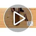 Solid Wood Dining Bench, Modern Entryway Bench with Rounded Corners