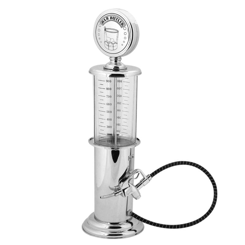 Tiiyee Beer Tower Dispenser, Beverage Dispenser Margarita Tower Gas Pump Liquor Keg Wine Station Awesome Alcohol Container Whiskey Decanter Gift with Single Hole 1000cc for Men Kitchen Home Party Bar