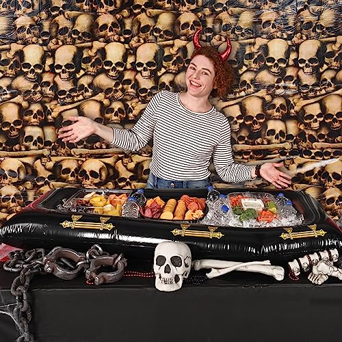 Beistle Catacombs Backdrop, Multicolored