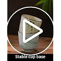 6-Pack Japanese Ceramic Tea Cups - Small 6 oz Matcha & Coffee Mug Set
