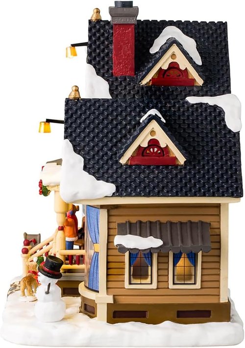 Lemax Christmas Village | Christmas Eve at Grandma's - Battery Operated LED Decoration - 45221