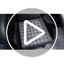 HLDIRECT Black & White Gaming Chair with USB Massage Lumbar Support – Ergonomic, Adjustable, Long-Lasting Comfort