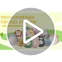 2-in-1 Convertible Kids Travel Neck Pillow - Soft Unicorn Plush Pillow