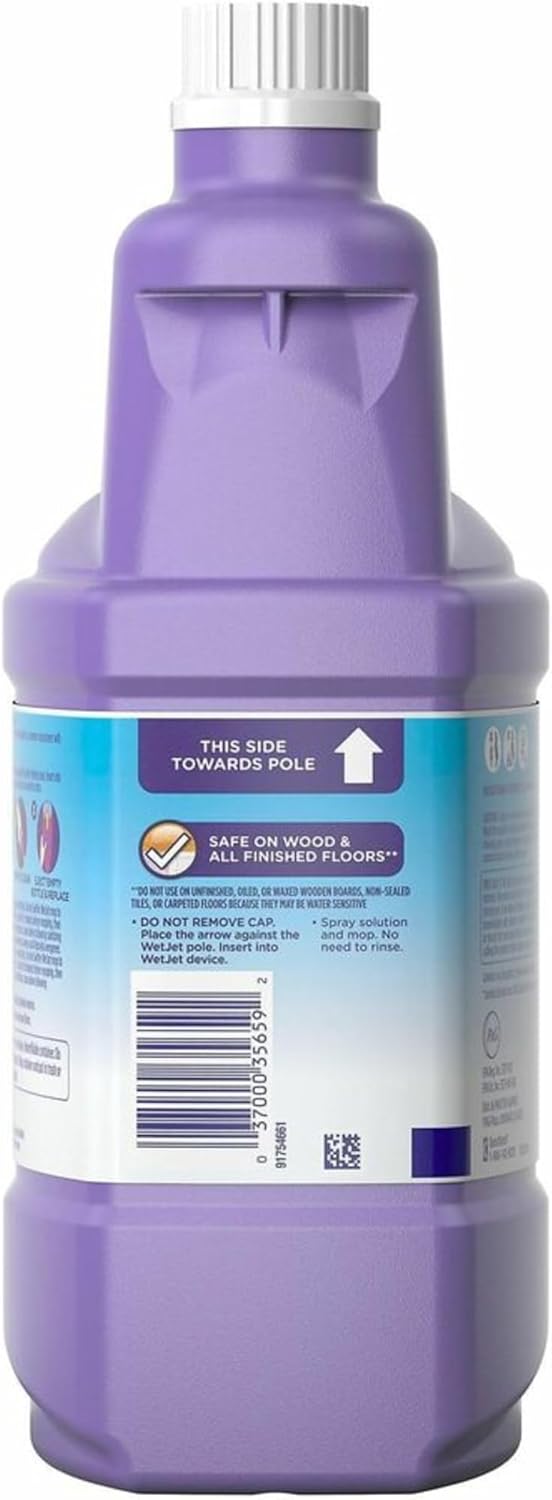 Swiffer WetJet Antibacterial Floor Cleaning Solution - All-Purpose Citrus Scent, 1.25 Liters