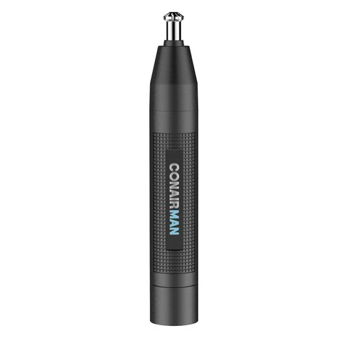 ConairMan Nose Hair Trimmer - Cordless 360 Bevel Blade for Effortless Ear, Nose & Eyebrow Grooming