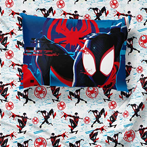Spiderman Twin Comforter Set with Sheets & Pillowcase - Marvel LEGO® Spider-Verse