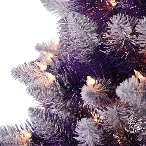 Puleo International 3' Purple Pre-Lit Christmas Tree with 50 Lights