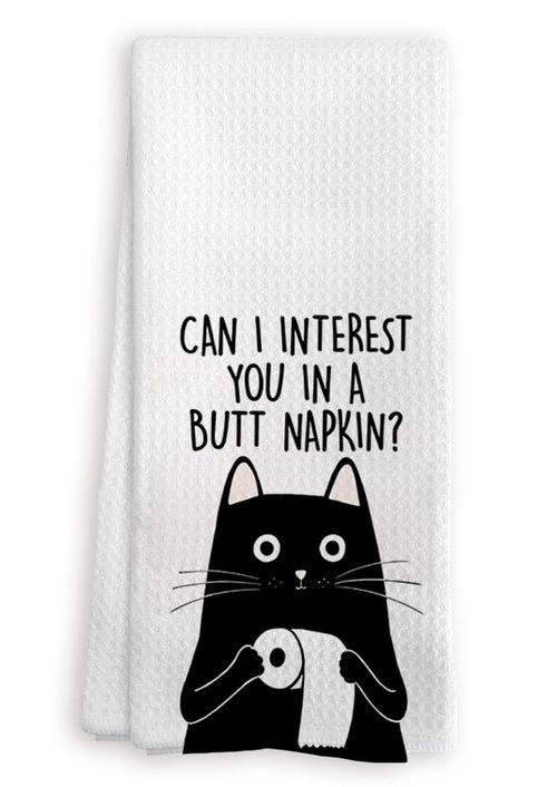 Bnwepo Funny Cat Bathroom Decor Towels,Decorative Towels for Kitchen Bathroom, Gifts for Cat Lovers 16 x 24 inch