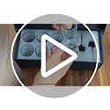 A&A Wonders 12-Piece Heavy Base Shot Glass Set with Coasters & Pourers