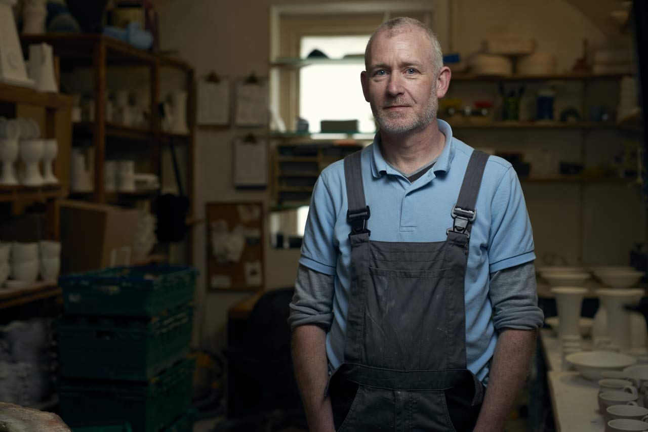 Castle Arch Pottery Irish Pottery Wine Goblet Hand-Thrown Hand-Glazed with Celtic Spiral Motif - Handcrafted In Ireland - Lead & Cadmium Free, Irish Gifts For Men & Women