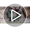 20-Inch Artificial Eucalyptus Wreath with Berries for Front Door Decor