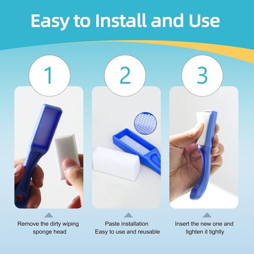 Magic Sponge | High Density Melamine Foam Eraser Set - 33 Refill Sponges & 2 Scrub Brushes for Kitchen & Bathroom Cleaning
