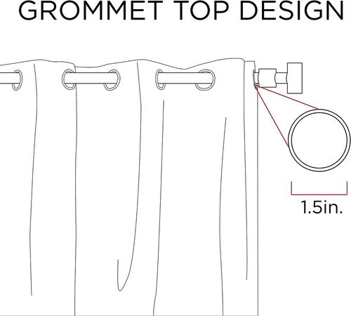 Mi Zone Kids Wise Wendy Blackout Curtain For Bedroom, Casual Grommet Red Window Curtain For Living Room Family Room For Kids, Novelty Valance Black Out, Single Panel, 50x84",Pink